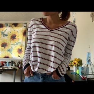 White, red and blue Tommy Hilfiger sweater